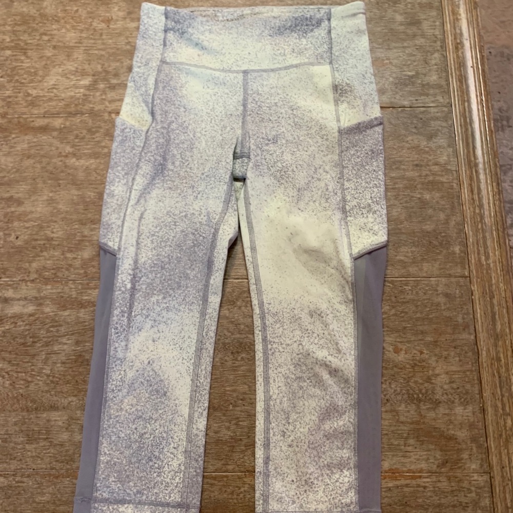 Lululemon speckled yellow leggings
